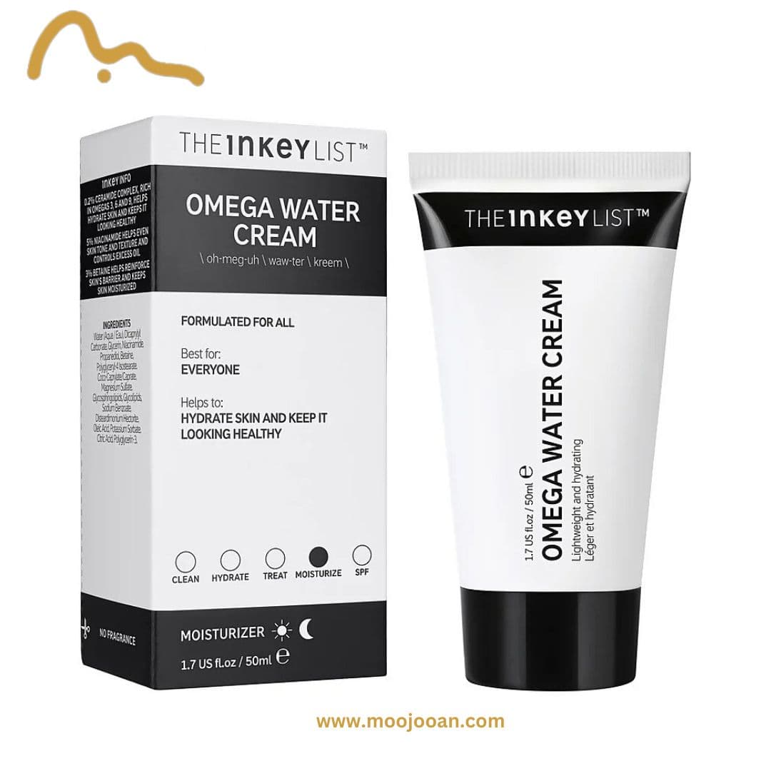 کرم مرطوب کننده و آبرسان امگا واتر اینکی لیست THE inkey LIST — تصویر ۲
