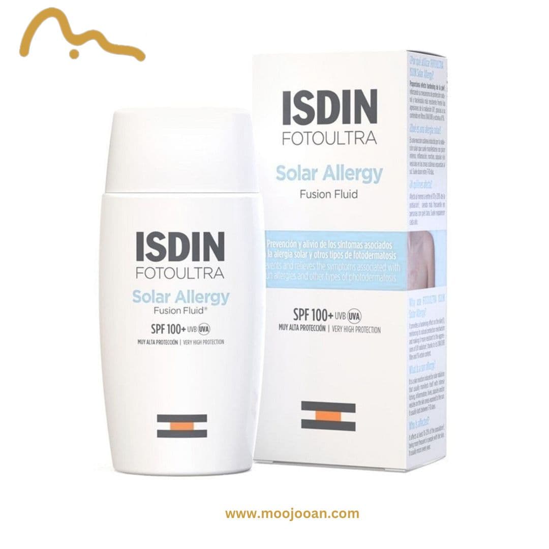 فلوئید ضد آفتاب سولار آلرژی +SPF100 ایزدین ISDIN Solar Allergy — تصویر ۵