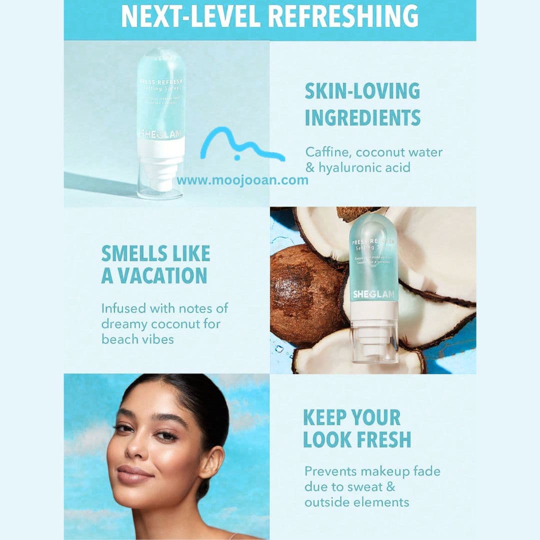 اسپری فیکس شیگلم آبی Press Refresh — تصویر ۸