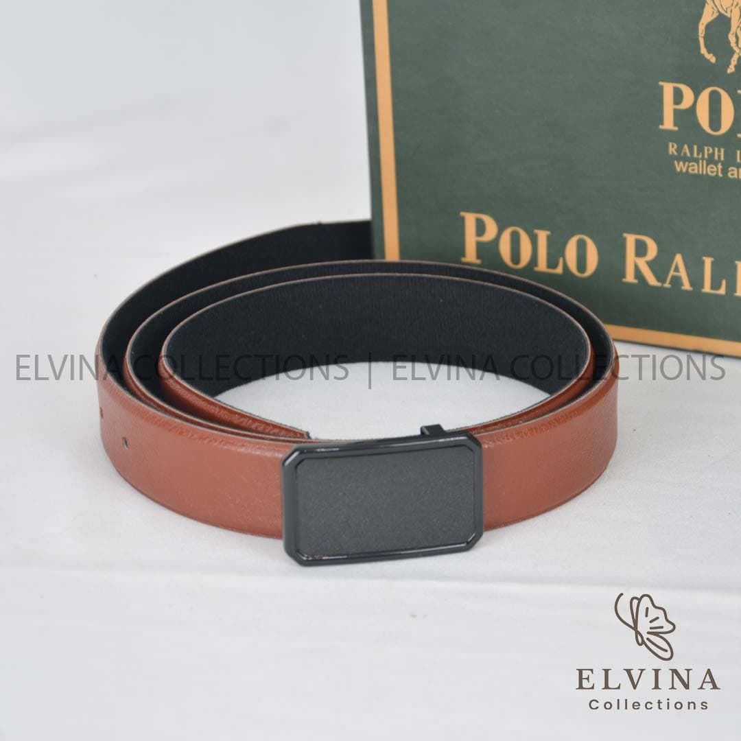 ست هدیه مردانه کیف پول کتی، جاکارتی و کمربند چرم مصنوعی polo کد1538 — تصویر ۸