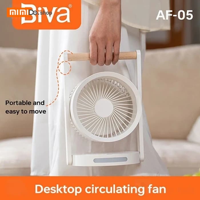 پنکه رومیزی شارژی بیوا Biva FA-05 Portable Desktop Cycle Fan — تصویر ۱۲