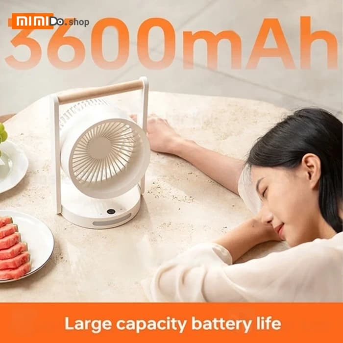 پنکه رومیزی شارژی بیوا Biva FA-05 Portable Desktop Cycle Fan — تصویر ۶