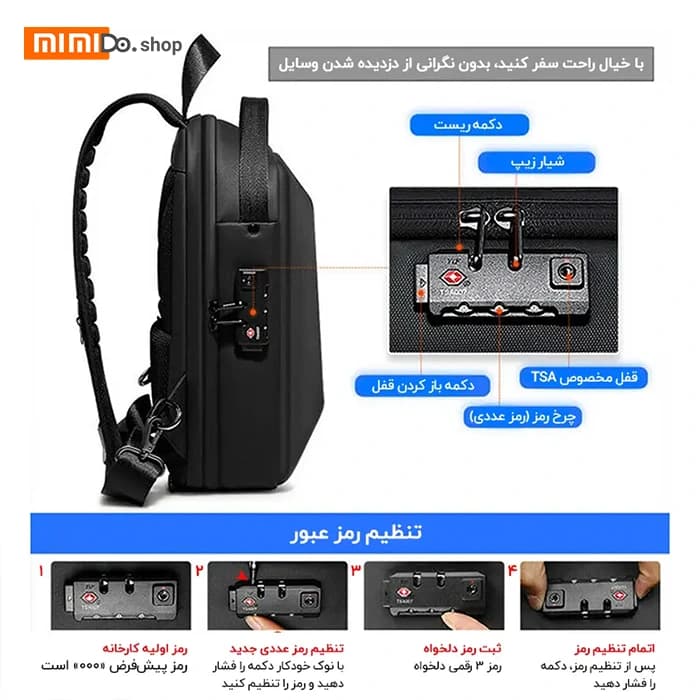 کوله تک بند بیوا Biva Bag-02 — تصویر ۸