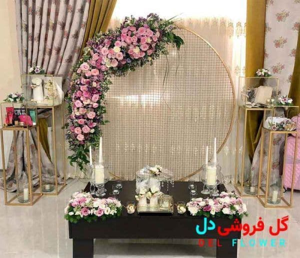 گل آرایی پشت عروس بله برون 728