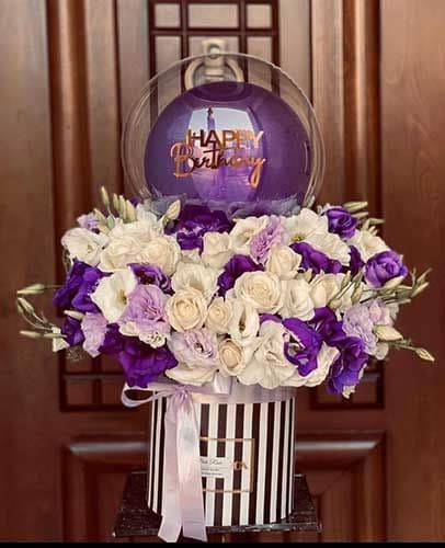 جعبه گل هدیه 227