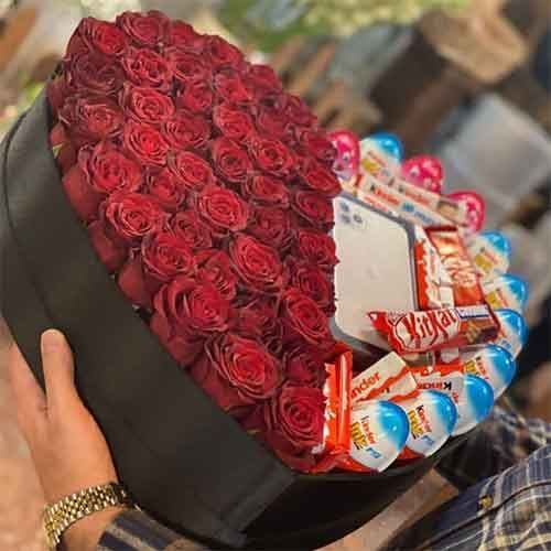 گل رز با جعبه شیشه ای 424 — تصویر ۲