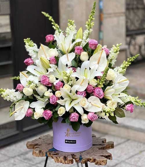 سبد گل هدیه سالگرد عقد شوهر 301