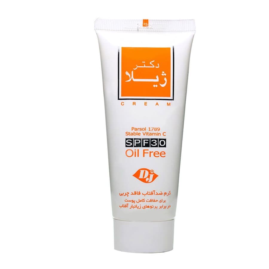 کرم ضد آفتاب فاقد چربی SPF30 بدون رنگ دکتر ژیلا مناسب انواع پوست 50 میلی‌لیتر Doctor Jila Oil Free Sunscreen Cream SPF30 50 ml — تصویر ۳