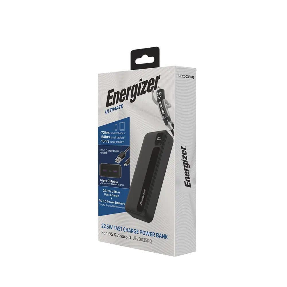 پاوربانک 20000mAh انرجایزر مدل UE20035PQ کد 7904-7905 — تصویر ۵