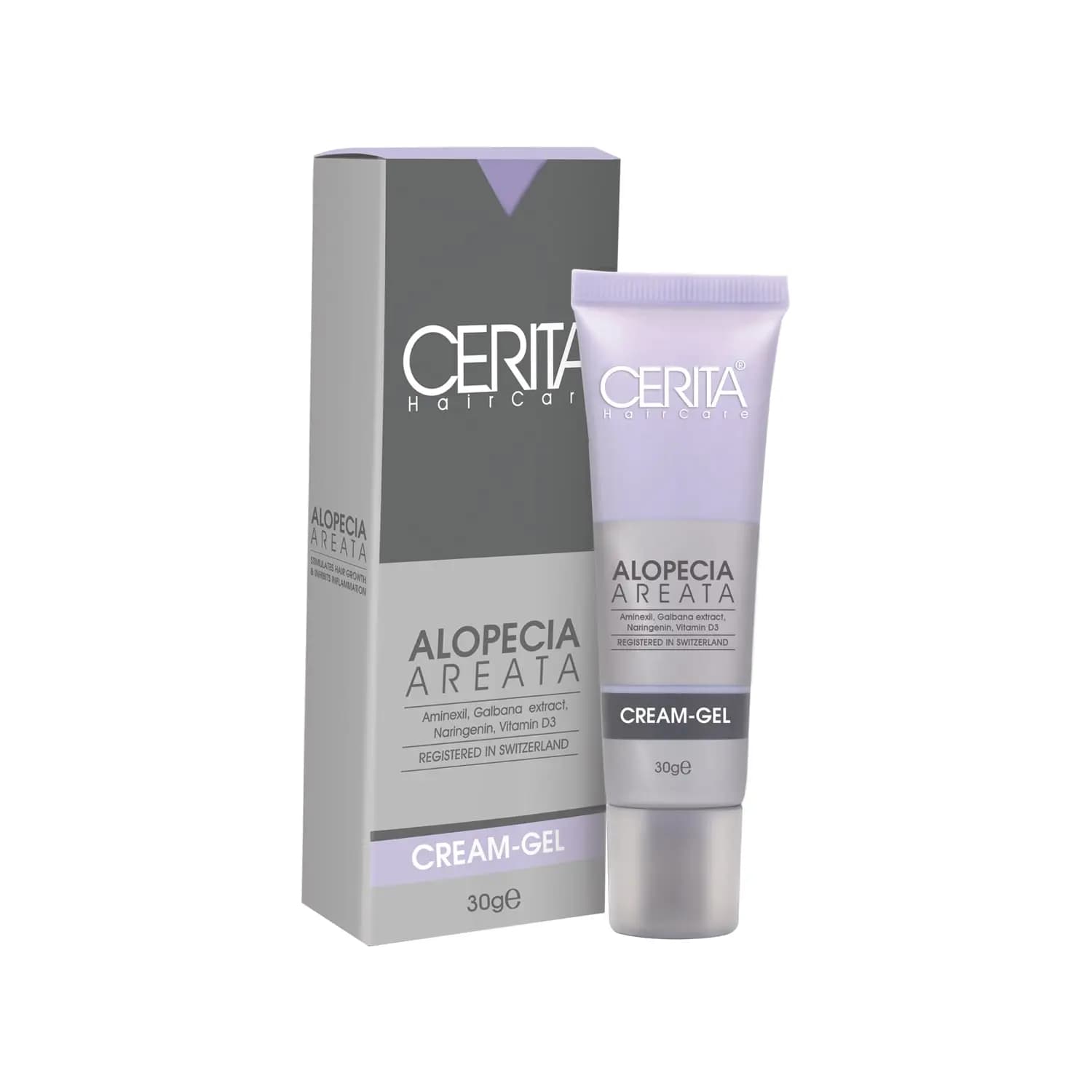 کرم ژل ریزش سکه‌ای سریتا ۳۰ میلی‌لیتر | Cerita Alopecia Areata Gel 30ml