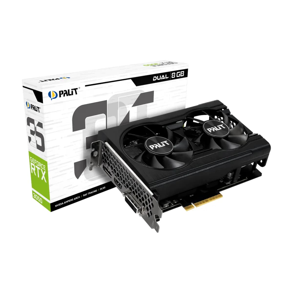 کارت گرافیک پلیت Palit GeForce RTX 3050 Dual 8GB — تصویر ۷