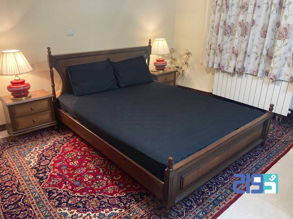 روتختی کشدار تشک طبی دونفره (مشکی) کد 140011251