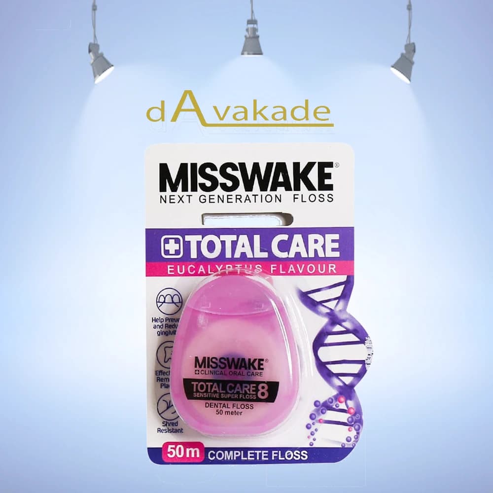 نخ دندان ۵۰ متری میسویک توتال کر MISSWAKE TOTAL CARE