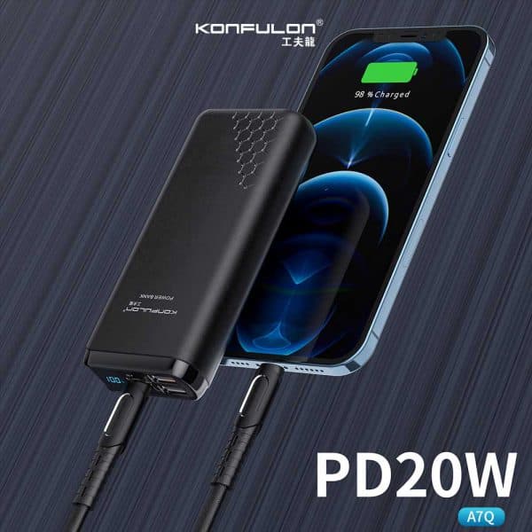 پاوربانک اصلی کانفلون Konfulon 20000 مدل A7Q — تصویر ۸