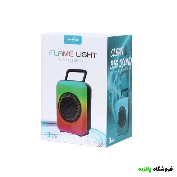 اسپیکر بلوتوثی قابل حمل مدل GTS-1867 – مشکی — تصویر ۳