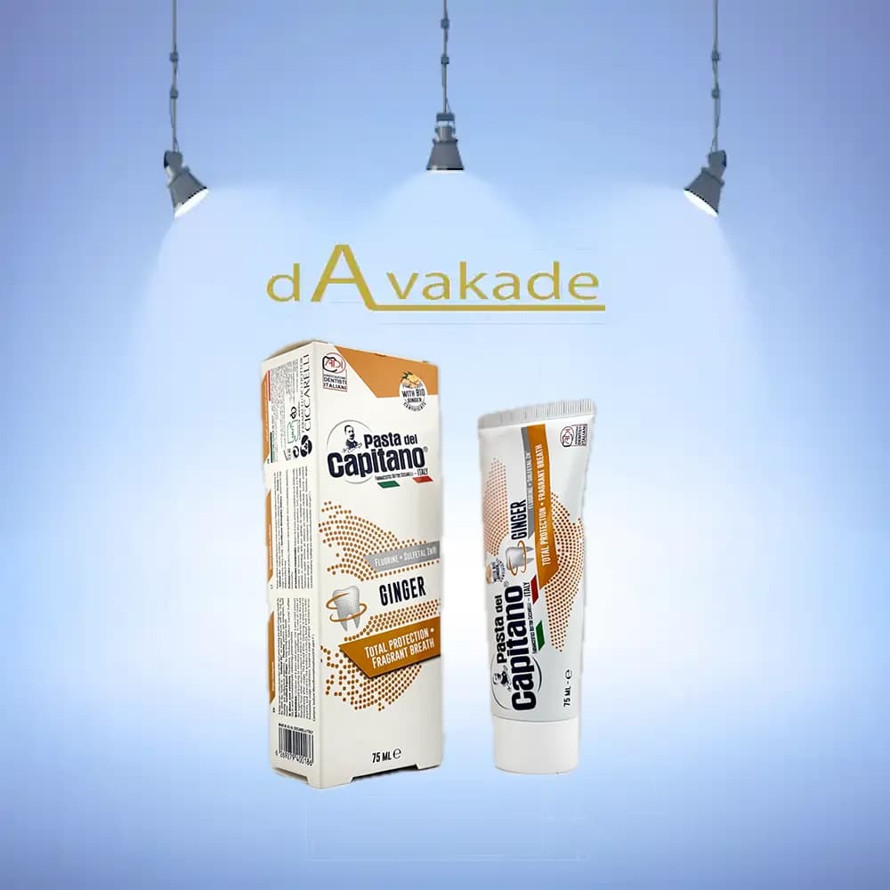 خمیردندان زنجبیل کاپیتانو CAPITANO Ginger Toothpaste