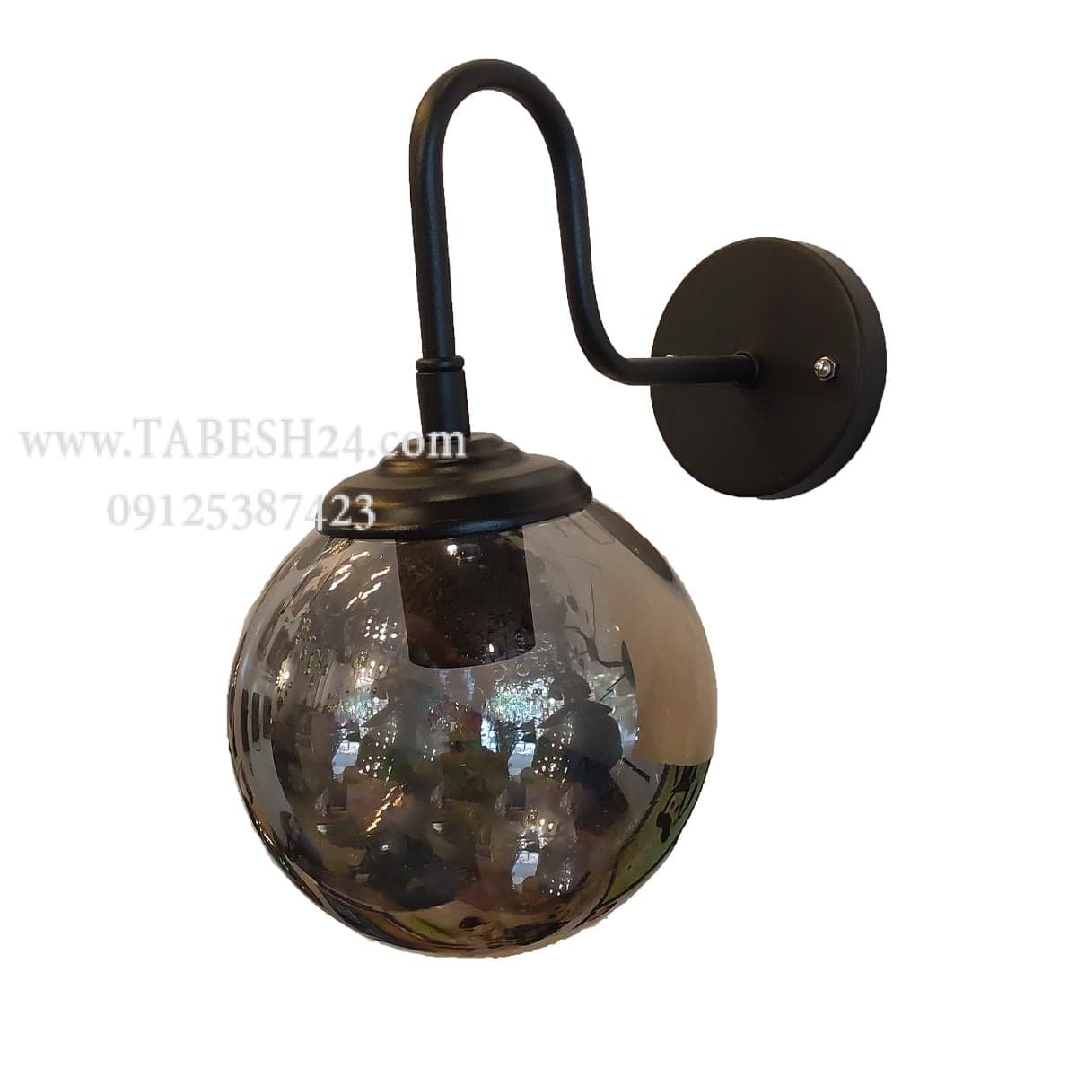 چراغ دیواری حبابی عصایی — تصویر ۴