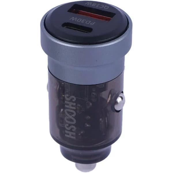 شارژر فندکی 48 وات دو پورت شوش مدل Sh805