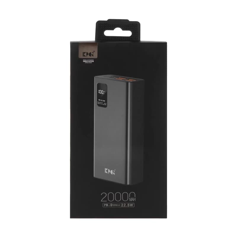 پاوربانک (PD و فست شارژ) KPG 22.5W 20000mAh مدل PD-25