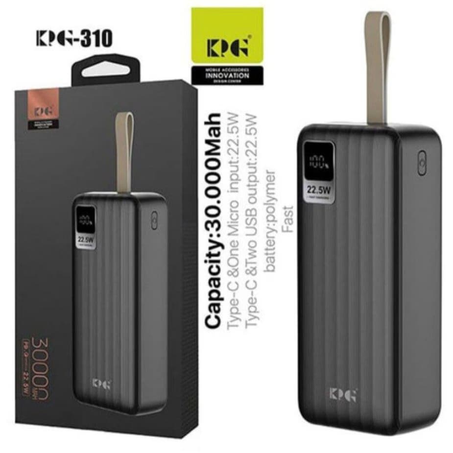پاور بانک KPS مدل KPG-310 ظرفیت 30000 میلی آمپر — تصویر ۹