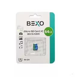 کارت حافظه microSDXC میکرو 64 گیگ بکسو مدل 533X U1 A1 V10 سرعت 80MBps‏ — تصویر ۳