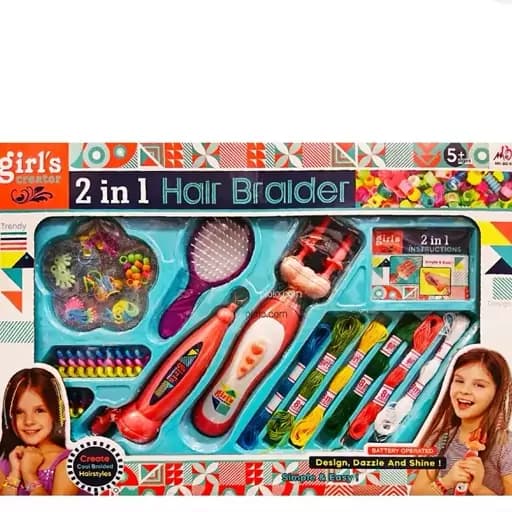 اسباب بازی ست بافت مو hair braider 2 in 1 آیتم 278 — تصویر ۵
