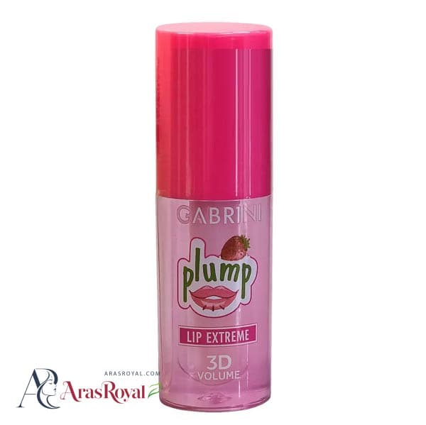 روغن لب حجم دهنده گابرینی Gabrini مدل Plump Lip Extreme رایحه توت فرنگی حجم 5 میل