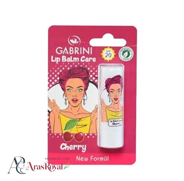 بالم لب گابرینی Gabrini مدل Chery حاوی ضد آفتاب SPF20 اسانس گیلاس