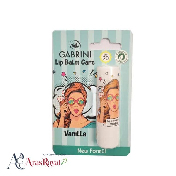 بالم لب گابرینی Gabrini مدل Vanilla حاوی ضد آفتاب SPF20 اسانس وانیل
