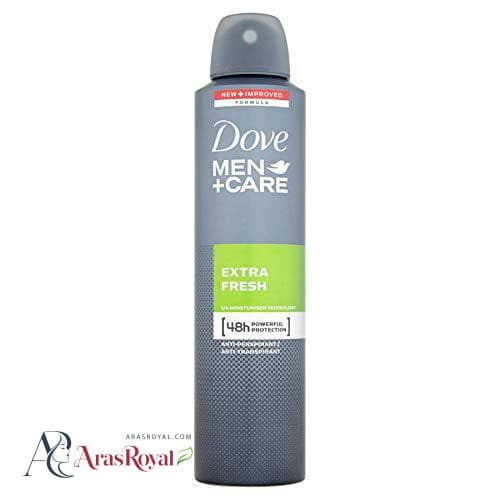 اسپری ضد تعریق مردانه داو Dove مدل Extra Fresh رایحه تمیزی حجم 250 میل — تصویر ۲