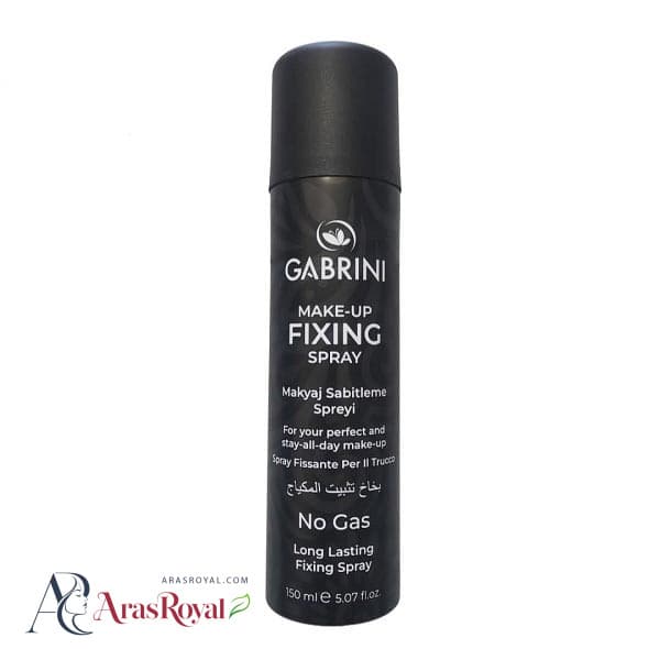 اسپری فیکس آرایش گابرینی Gabrini مدل Fixing Spray حجم 150 میل — تصویر ۳