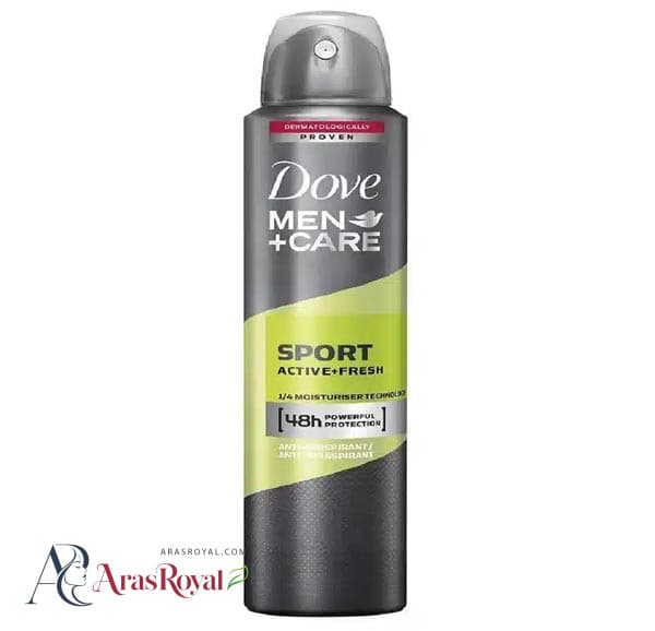 اسپری ضد تعریق مردانه داو Dove مدل Sport Active Fresh حجم 250 میل