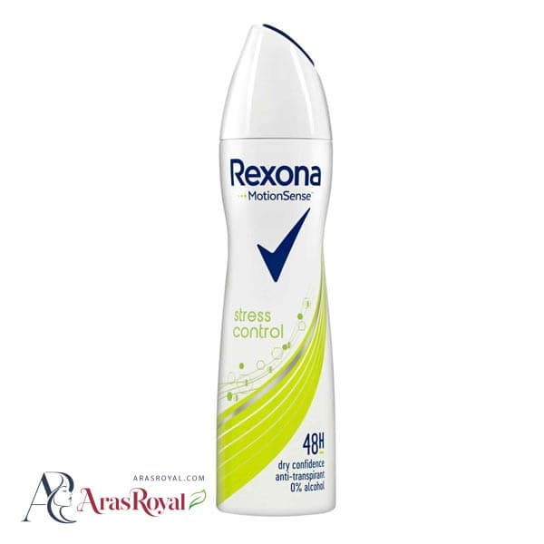 اسپری ضد تعریق زنانه رکسونا Rexona مدل Stress Control استرس کنترل ایتالیا حجم 200 میل — تصویر ۳