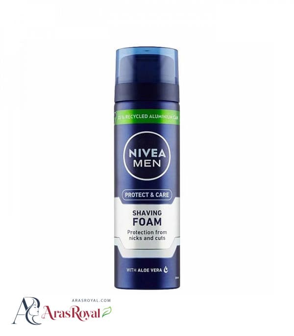 ژل اصلاح نیوا Nivea مدل protect And care حجم 200 میل
