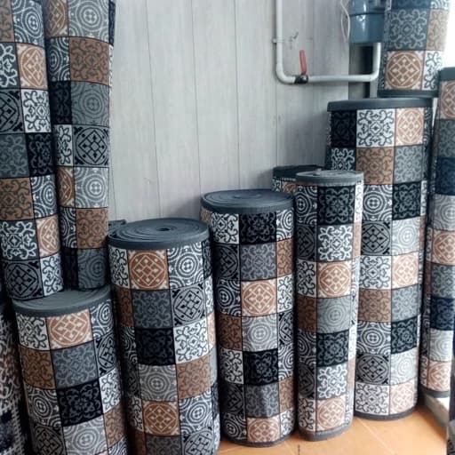گلیم فرش ماشینی کاشان کد318 کناره برشی(1/15*45) دارای سایزبندی (پس کرایه)