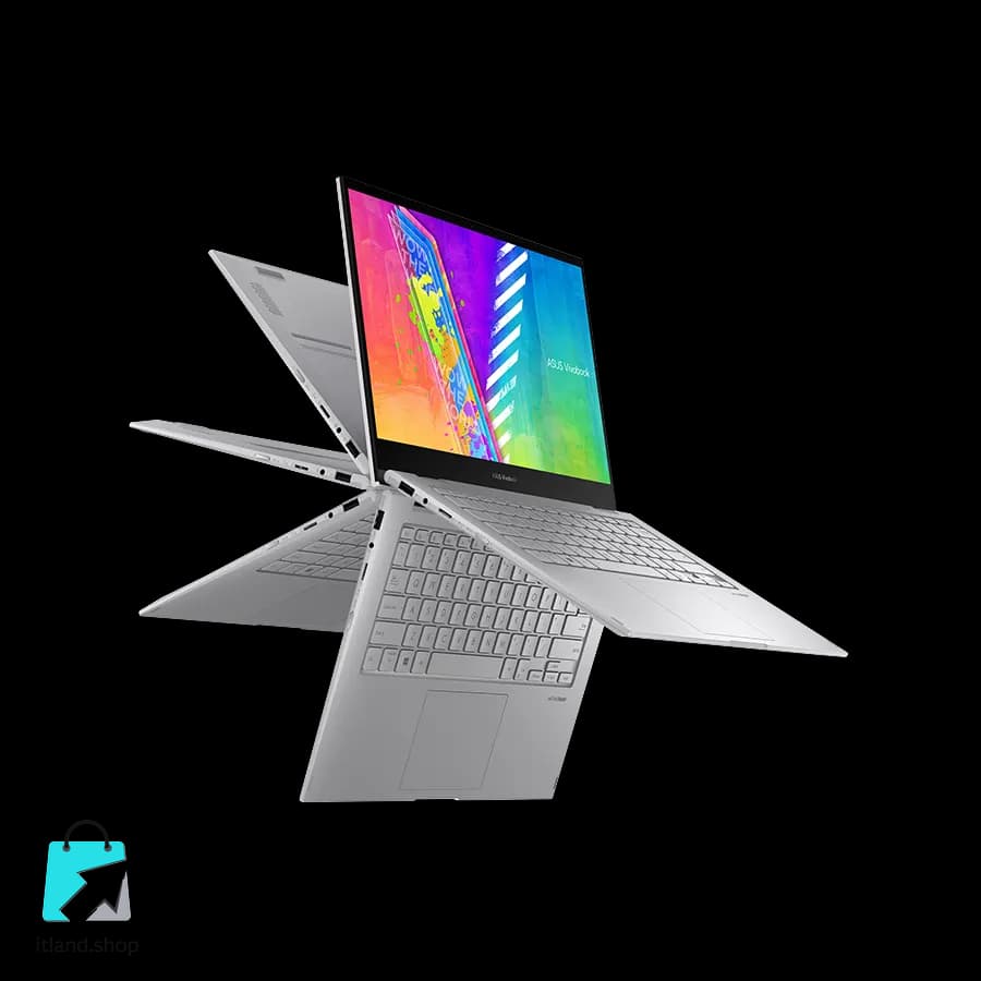 لپ تاپ ایسوس Asus Vivobook Flip 14 TP1400 N4500 |4G-128ssd- INTEL- TOUCH-FLIP-360 — تصویر ۳