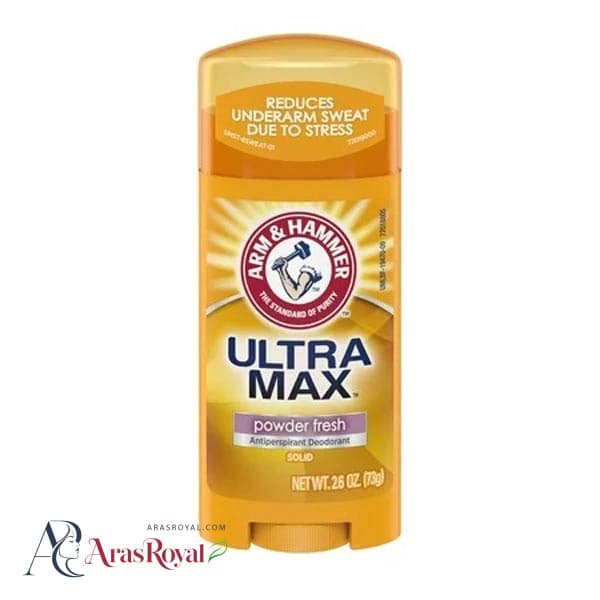 استیک صابونی آرم اند هامر Arm and Hammer اولترا مکس رایحه پودر بچه مدل Powder Fresh حجم 73 گرم