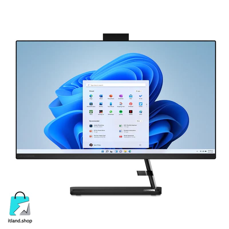 کامپیوتر All in One لنوو 27 اینچی مدل IdeaCentre AIO 3 i5 12450H 8GB 512GB MX450