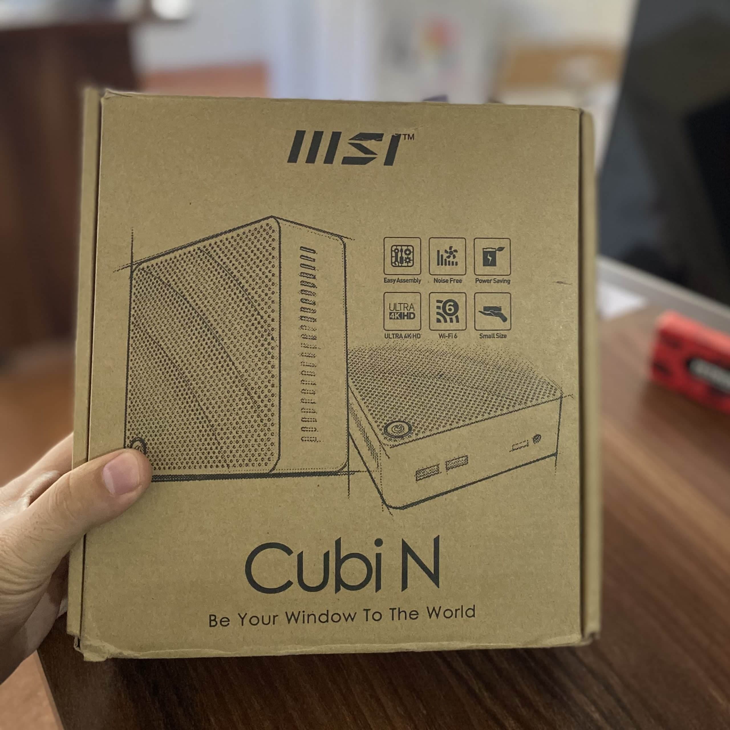 مینی کیس استوک (اوپن باکس) – msi Cubi N3050 | 4GB | 512Gb HDD — تصویر ۲