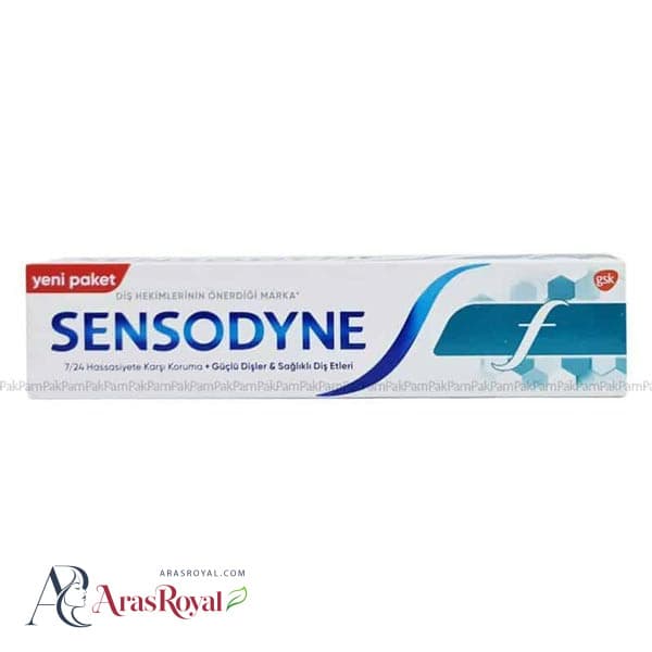 خمیردندان سنسوداین Sensodyne مدل F فلوراید حجم 100 میل