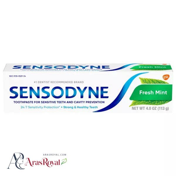 خمیردندان سنسوداین Sensodyne مدل Fresh Mint نعنایی حجم 100 میل