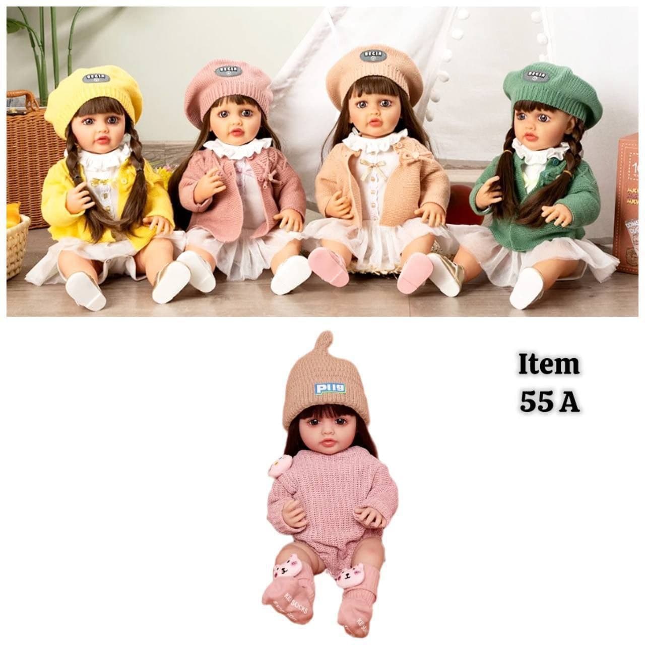 عروسک سیلیکونی موزیکال اورجینال ایتم 55 A+ — تصویر ۱۱