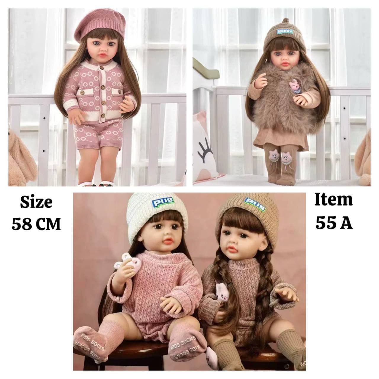 عروسک سیلیکونی موزیکال اورجینال ایتم 55 A+ — تصویر ۹