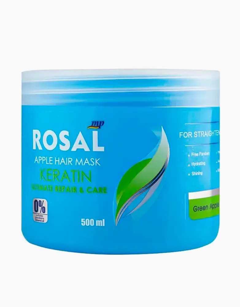 ماسک موی سیب کراتینه (ترمیم کننده قوی و تقویتی) رزال | 500 میل