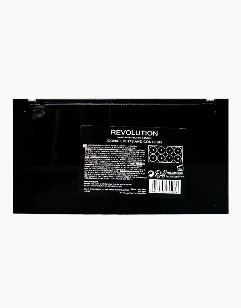 پالت کانتور خشک رولوشن REVOLUTION مدل Iconic Lights & Contour — تصویر ۳