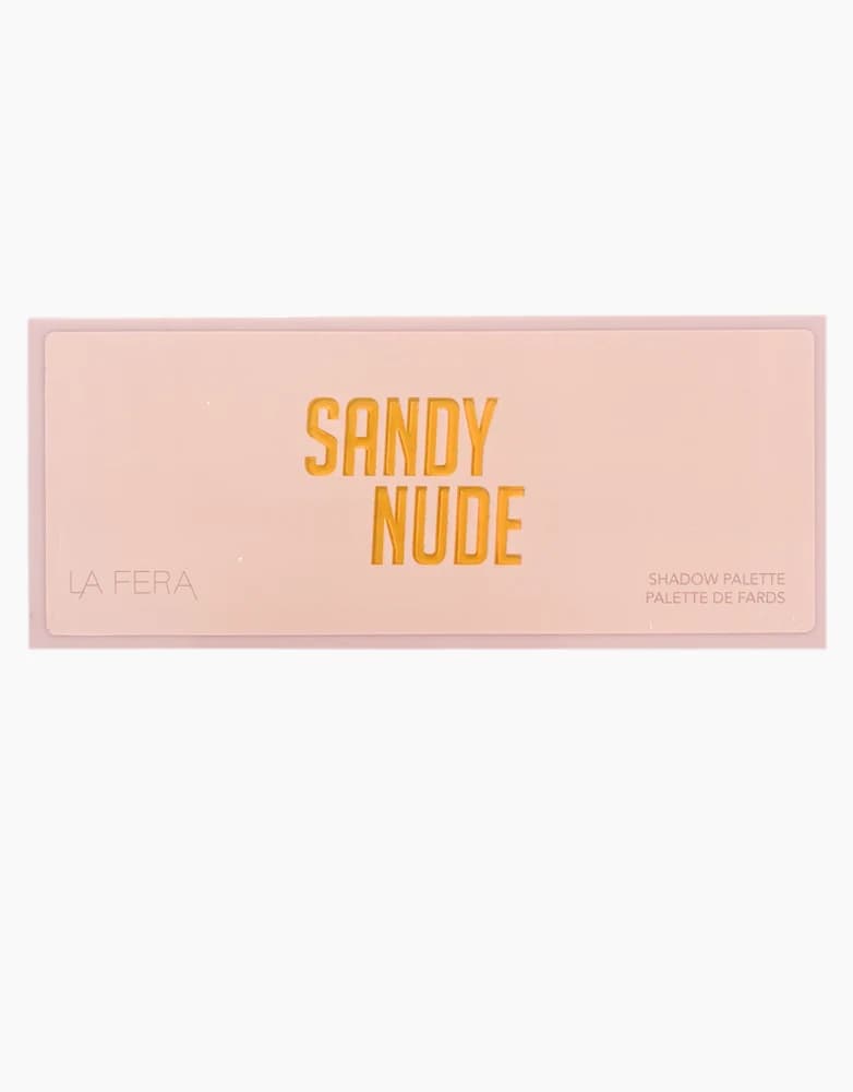 پالت سایه 8 تایی لافرا مدل Sandy Nude — تصویر ۳