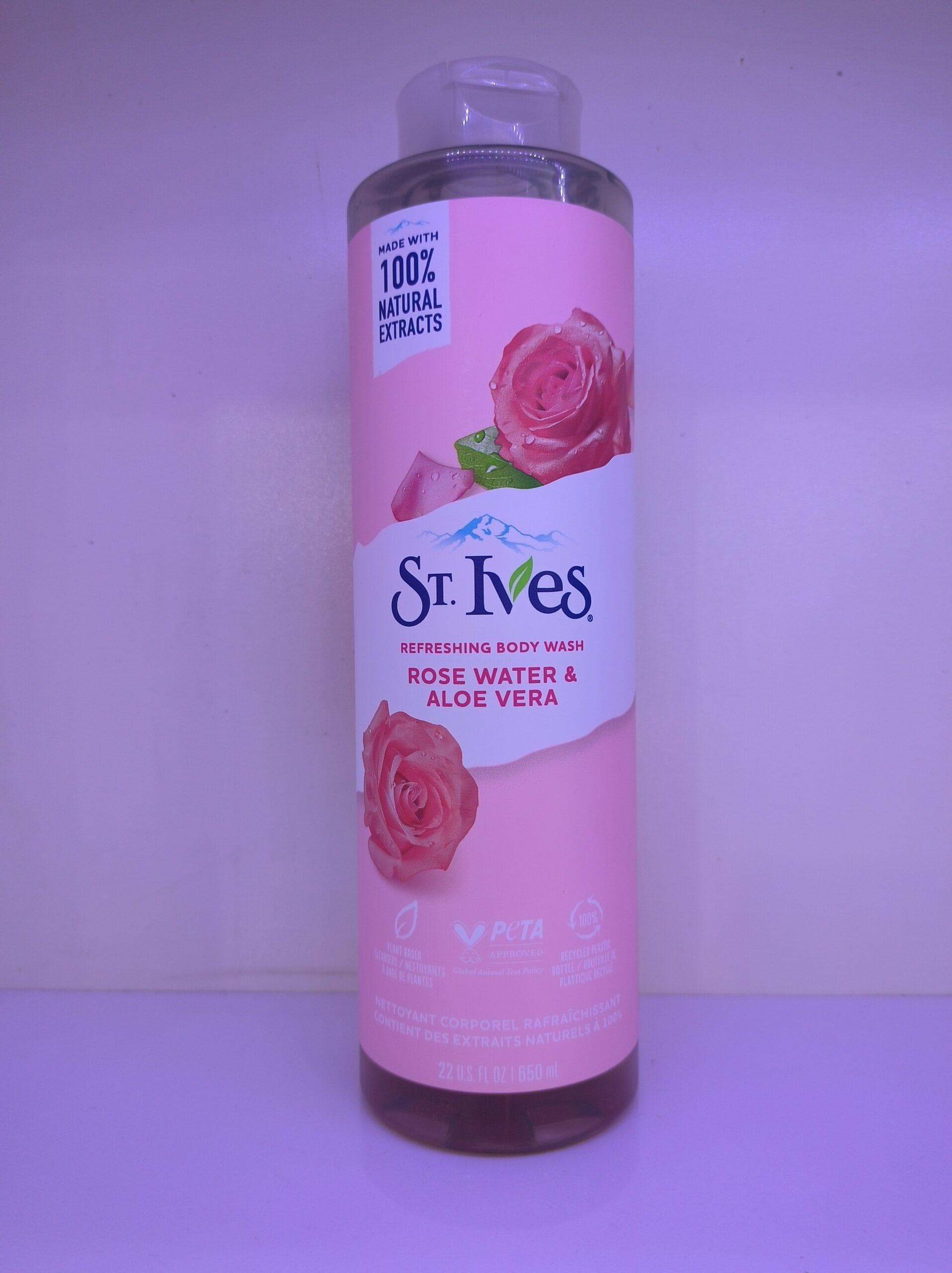 شامپو بدن سنت ایوز ST.Ives حاوی گل رز و آلوورا حجم 650 میلی — تصویر ۶
