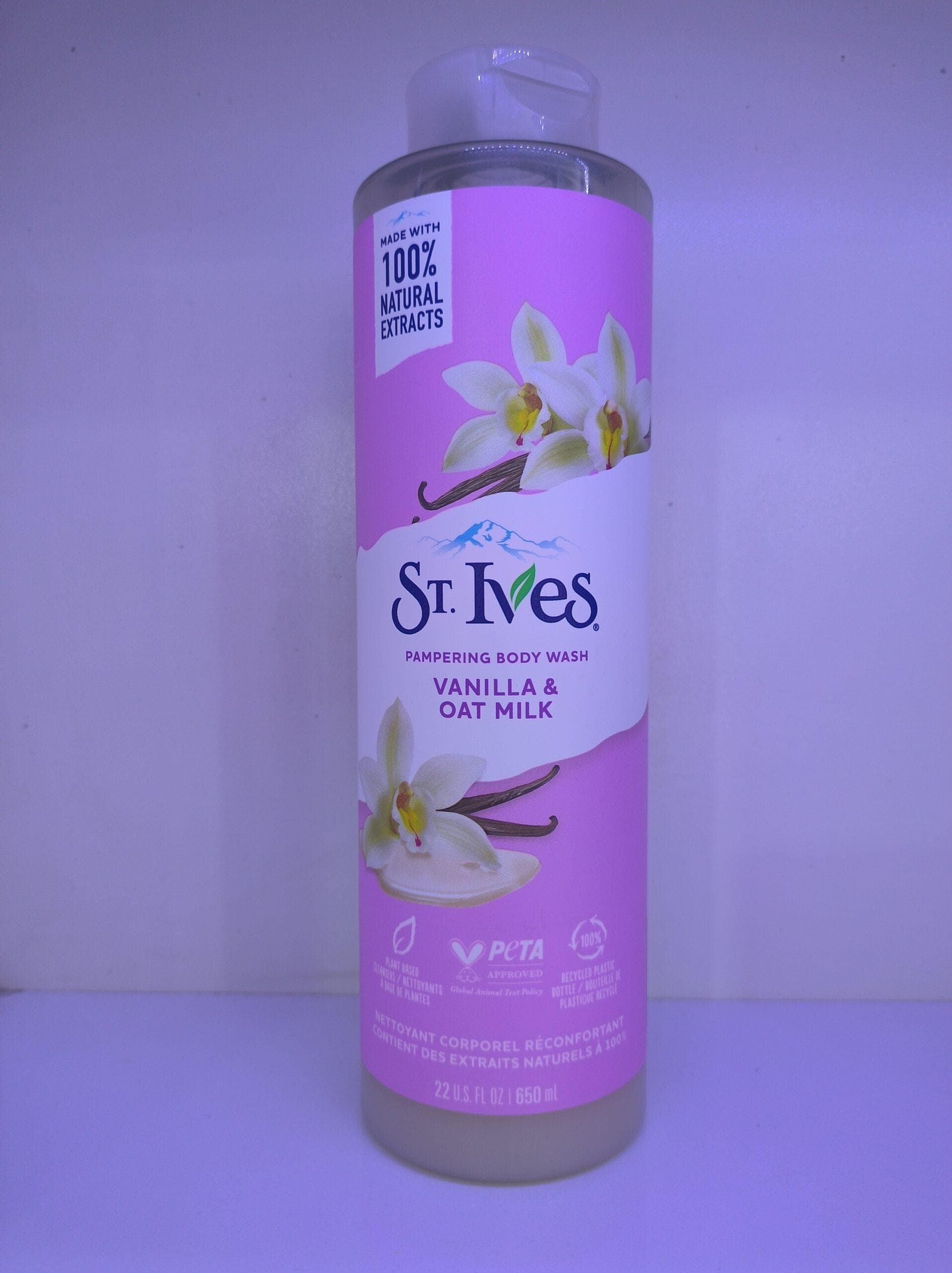 شامپو بدن سینت ایوز St.Ives مدل VANILLA حجم 650 میلی — تصویر ۴
