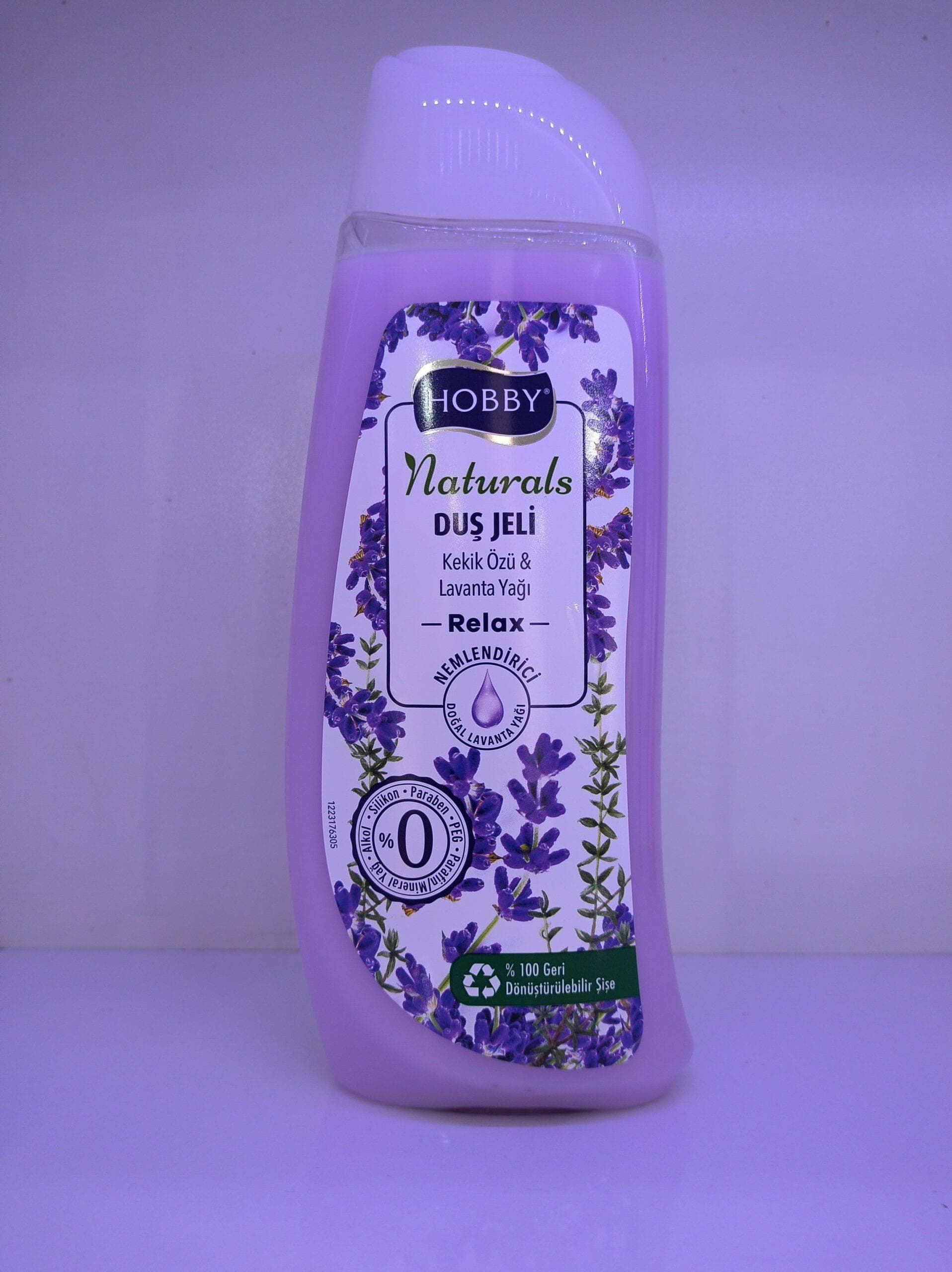 شامپو بدن هوبی HOBBY حاوی عصاره آویشن و روغن اسطوخودوس 500 میلی