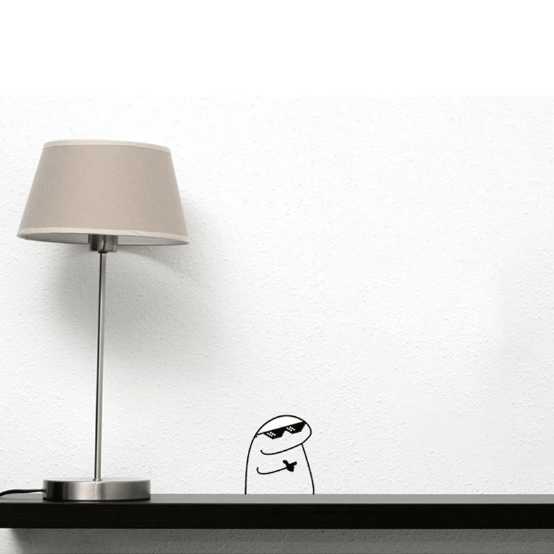 برچسب طرح میقولی عینکی کد 2619 — تصویر ۹